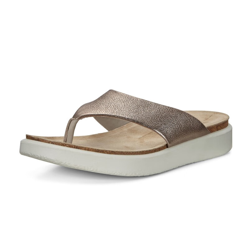 ecco爱步夏季新款女鞋人字拖鞋女外穿凉拖舒适 酷型凉鞋271803海外