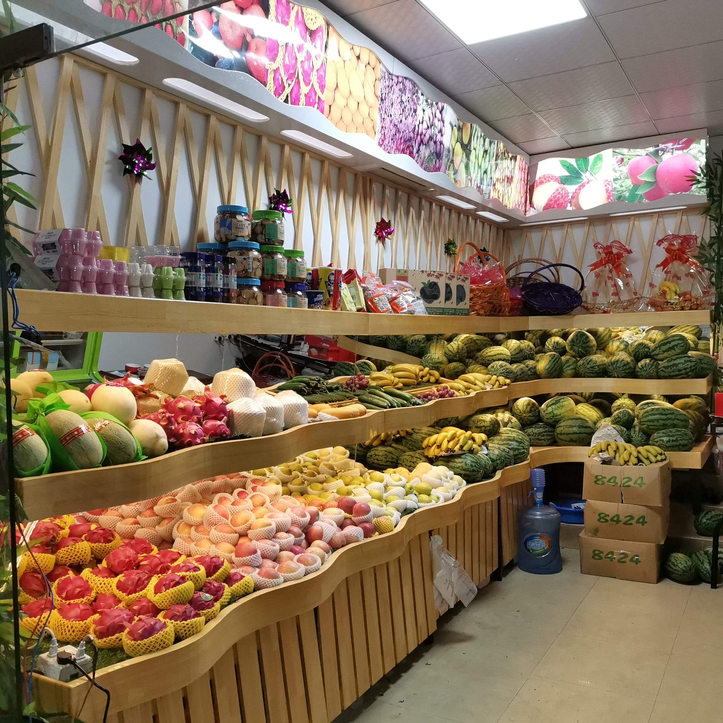 水果架蔬菜展示架 水果店水果架子百果园超市水果展示架果蔬多层摆果