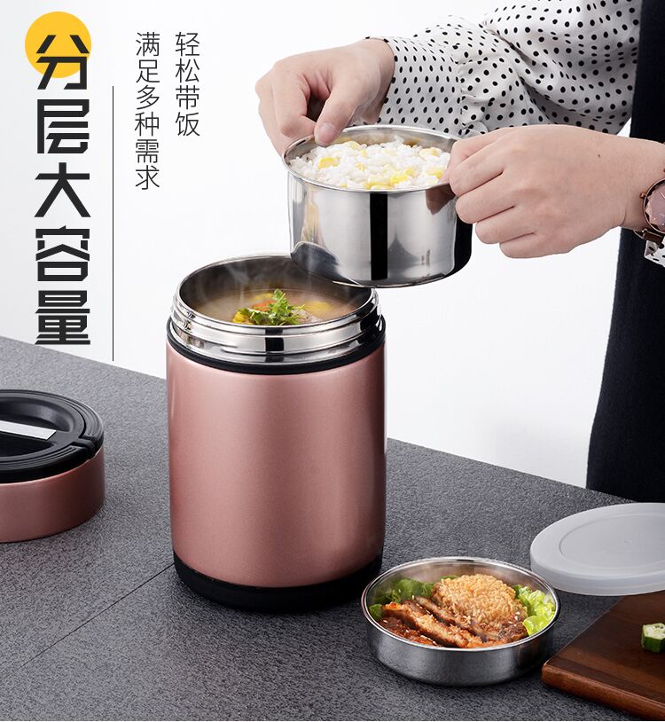 保温饭盒24小时超长时间保温桶保暖饭盒学生上班族真空保温饭盒便当盒