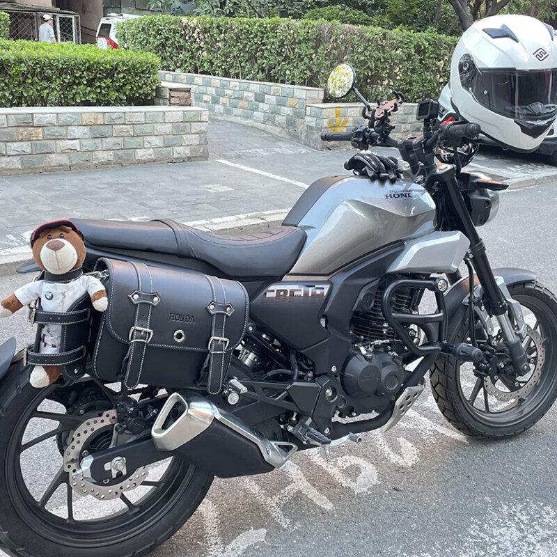 新大洲本田cbf190tr保险杠新款改装后靠背尾架快拆边包侧包护杠前杠