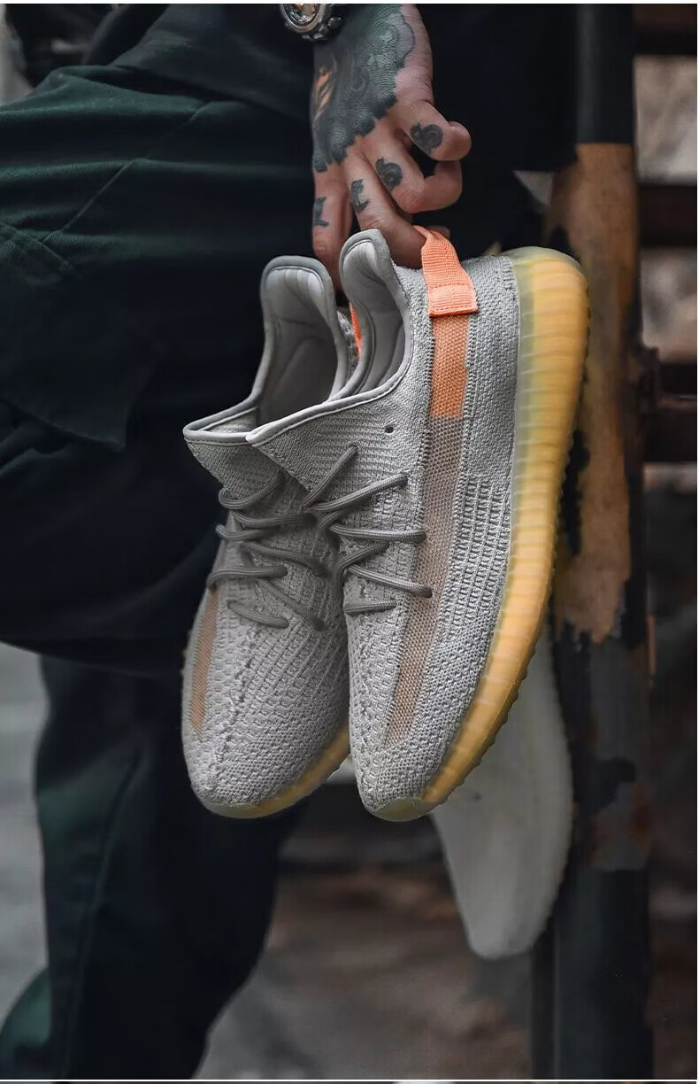 阿迪达斯(adidas)官网椰子鞋男350满天星yezi yeezy纯白冰淇淋男女