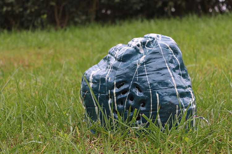 lzqly 庭院花园户外防水草坪音响动物造型石头音箱防雨公园花园小区