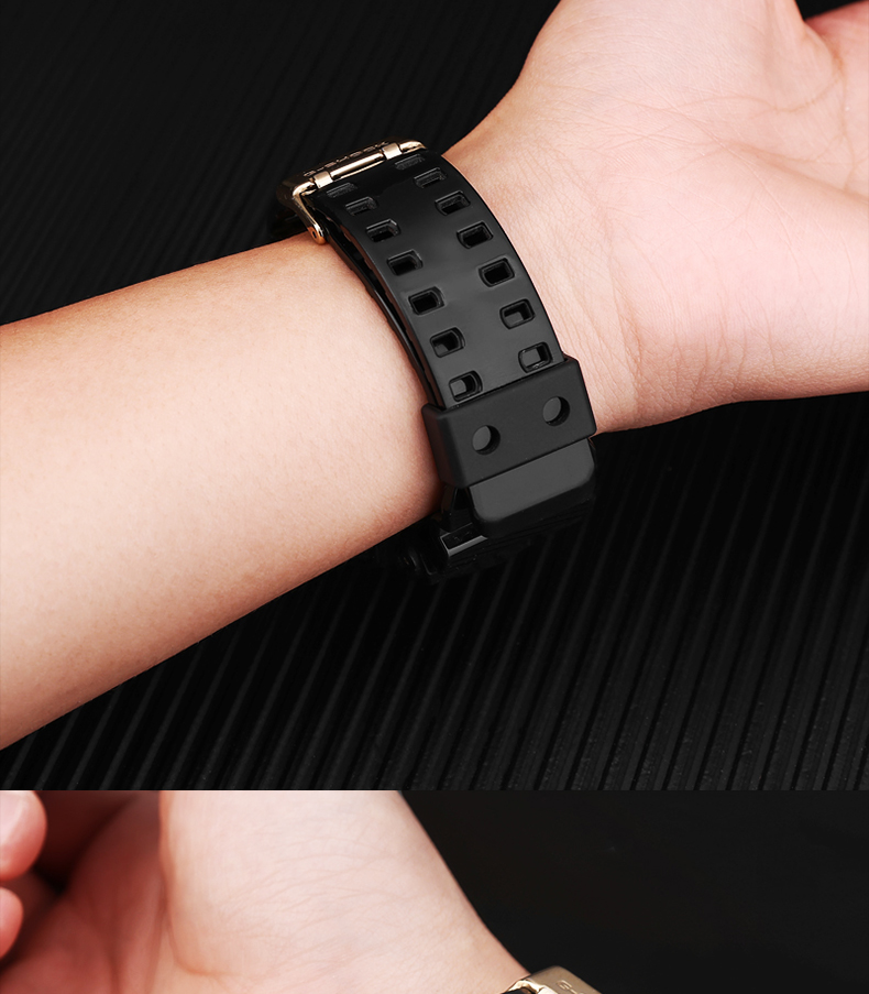 适用casio卡西欧表扣手表表带卡扣gshock硅胶配件替换活动圈扣环硅胶