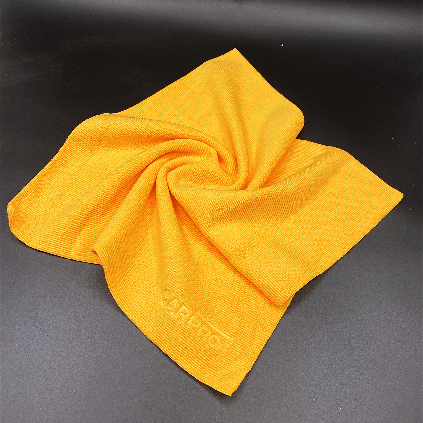 超细纤维镀膜打专用毛巾镀膜毛巾打镀膜橘橙色2条装40x40卡普橙色厚