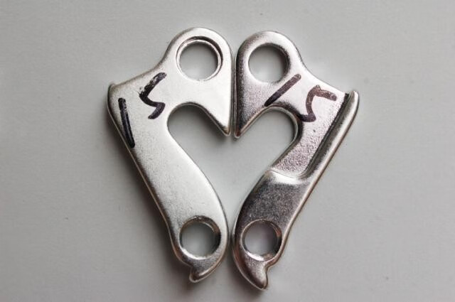 2021新款自行车挂钩吊耳山地车公路车吊勾后拨变速器吊耳车架尾勾4号