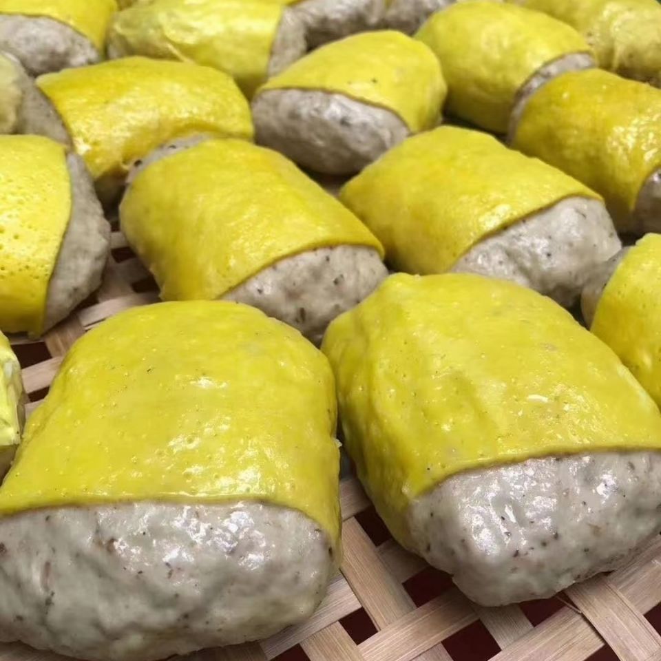 赣香婆 河源手工500g客家特产火锅丸子手打纯手工猪肉丸 春卷【图片