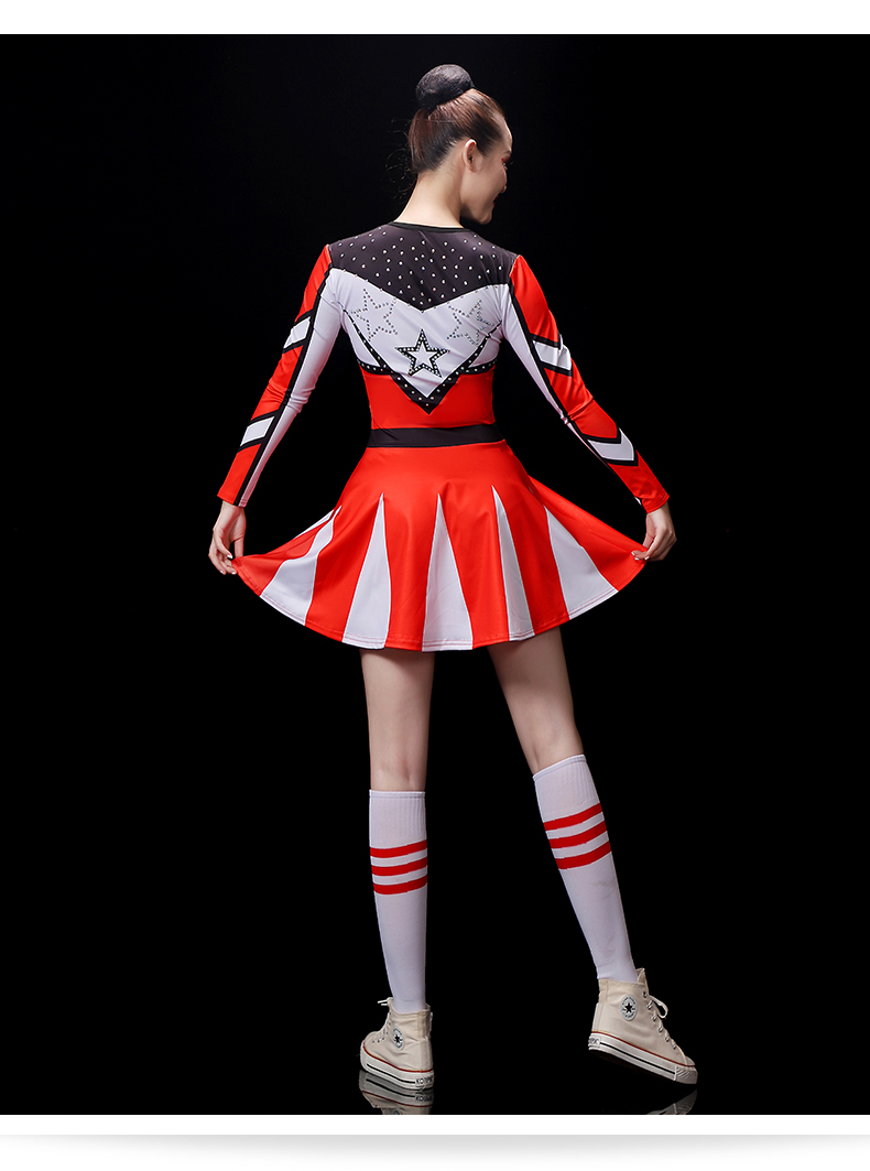 健美操服装女套装啦啦队女表演广场舞拉拉队健身操现代啦啦操演出服