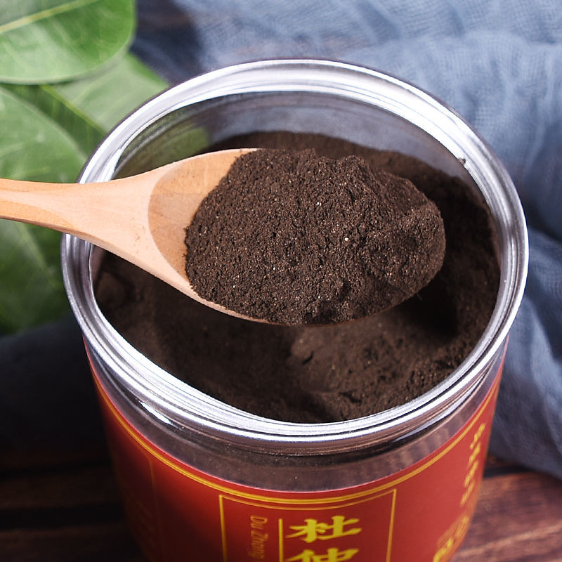 北京同仁堂原料炒杜仲粉熟杜仲粉中药材野生老树杜仲皮盐炒杜仲月子
