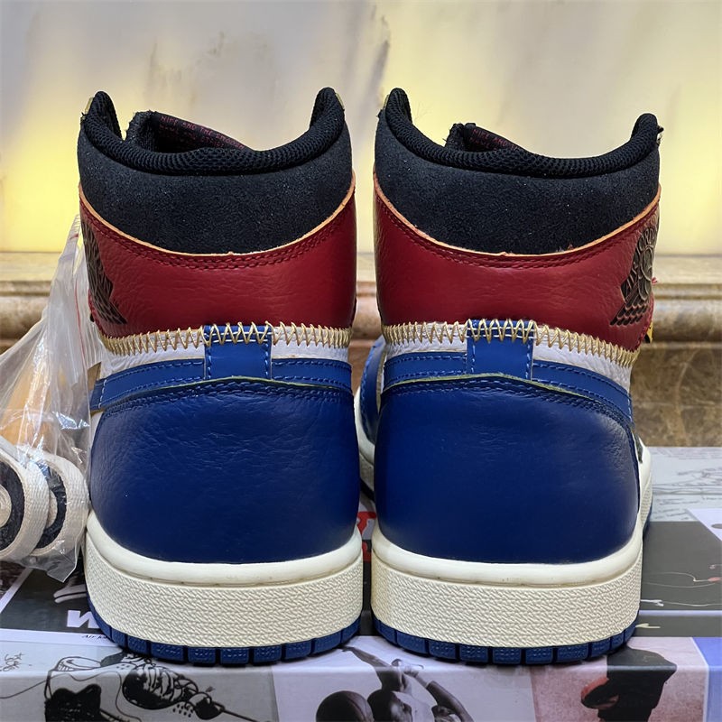 【特价捡漏】耐克nike 桥1xun联名蓝拼接高帮篮球鞋三bv1300146蓝拼接