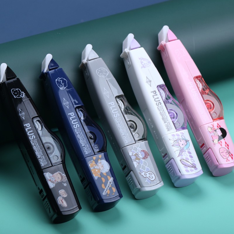 日本plus普乐士修正带ins日系女生古风可换替芯涂正带限定版侠客鬼灭