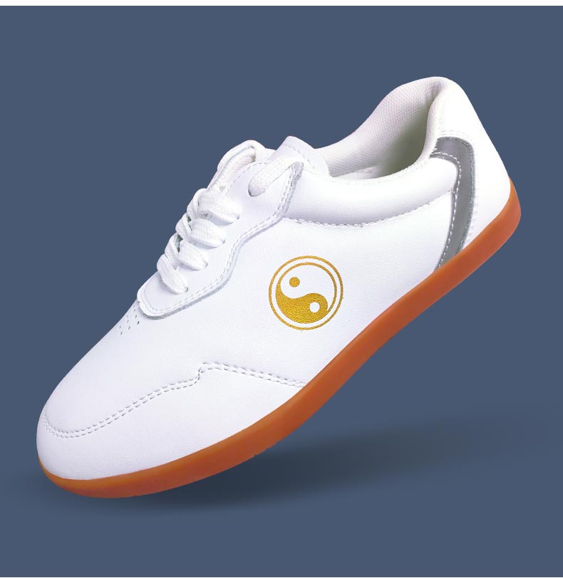 山人运动太极鞋男春夏真皮武术鞋练功鞋中老年女透气太极拳鞋四季款