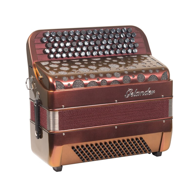 gelander格兰德手风琴gh5296p新款烤喷漆96bs贝司斯巴扬键钮手风琴