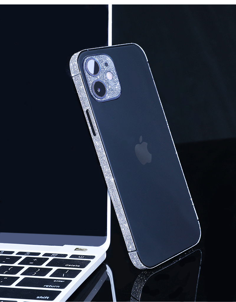 豹纹粉 边框贴 3片装 iphone12 mini