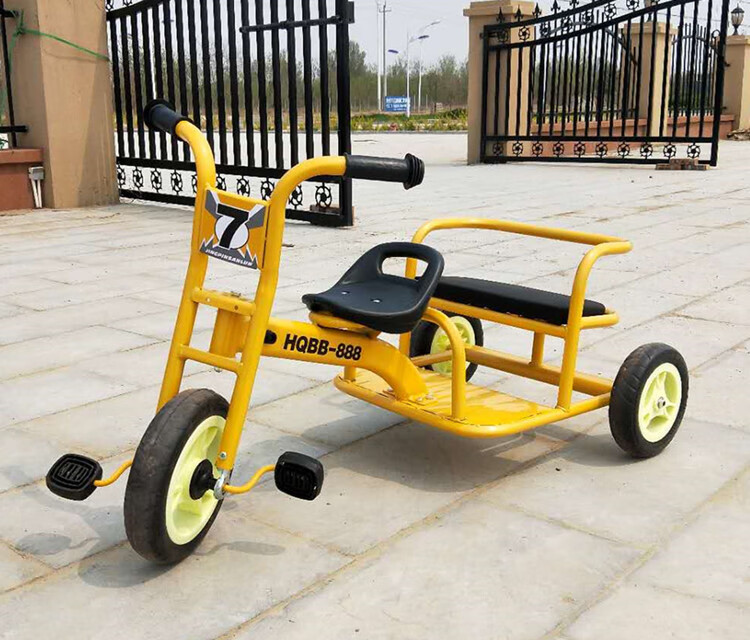 幼儿园儿童三轮车双人脚踏车儿童自行车宝宝童车幼教车jkv5480 3号车