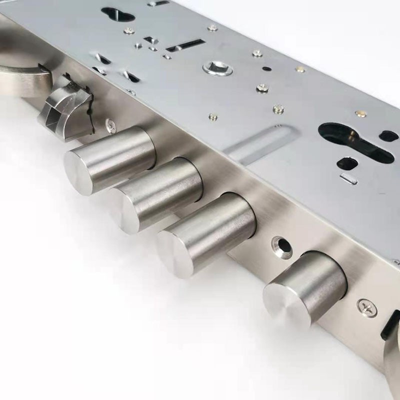 霸王指纹锁锁体防盗门锁体电子智能锁体388*40双环不锈钢大霸王锁体