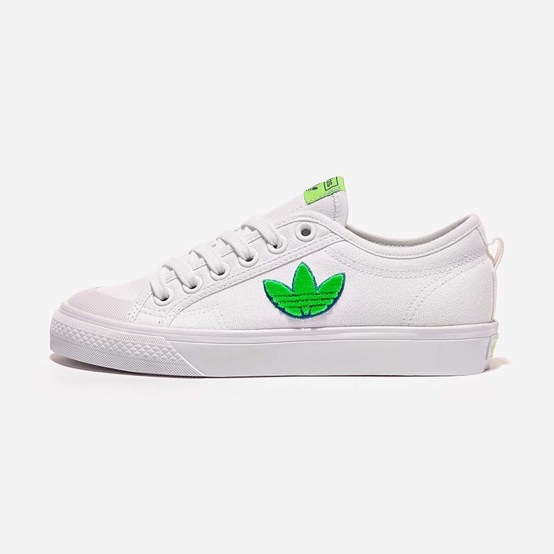 adidas阿迪达斯帆布鞋三叶草运动鞋男女款学生百搭休闲nizzatrefoil