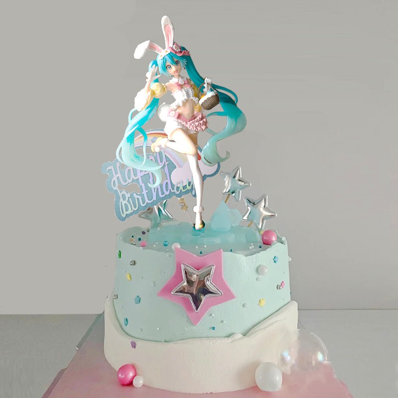 生日蛋糕同城配送珠光美少女公主娃娃初音未来樱花女孩北京上海广州