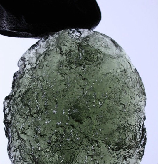 顶盈天然捷克墨绿随形陨石吊坠收藏手把件陨星宇宙能量原石消郁1823克