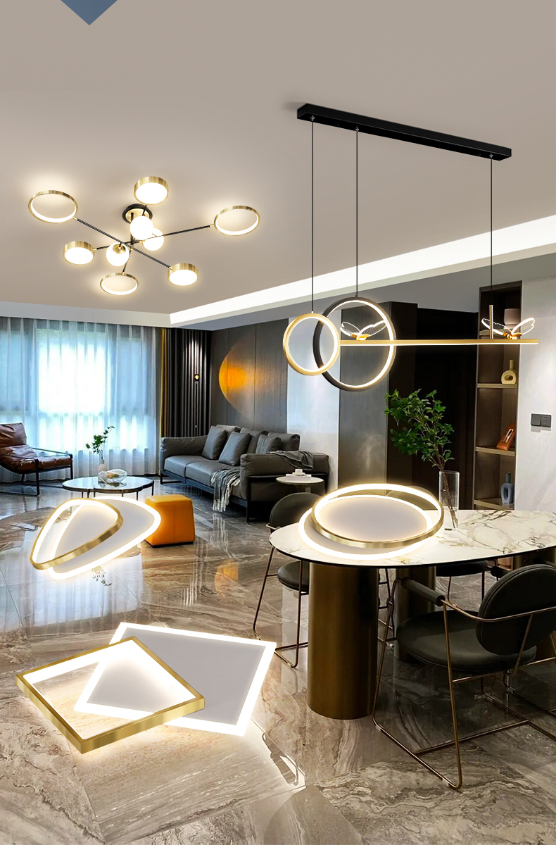 迅泽轻奢客厅吊灯北欧米家智能客厅灯现代简约大气主灯2022年新款设计