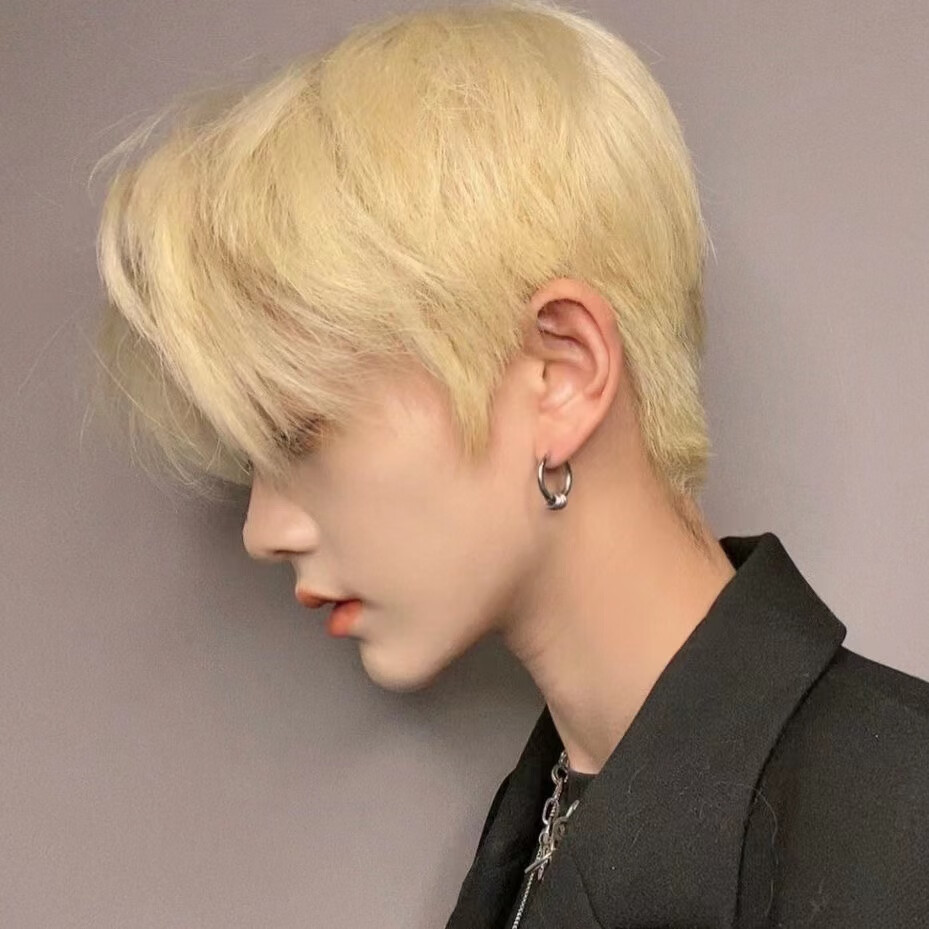 金黄色染发剂植物男生染发膏闷青色女生染发流行色 奶茶色【图片 价格