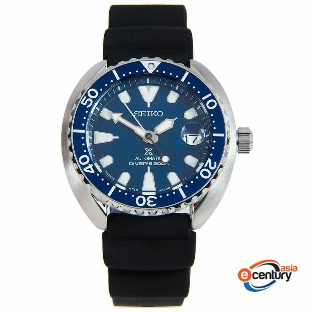 精工(seiko)手表自动机械5号男女士手表树脂胶带精钢夜光潜水表男