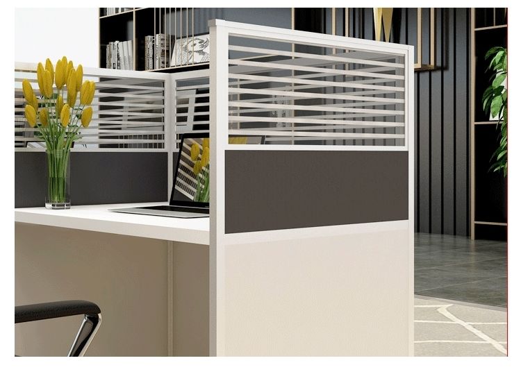 办公桌职员电销卡座组合工位桌屏风隔断隔音桌468位简约办公桌10050