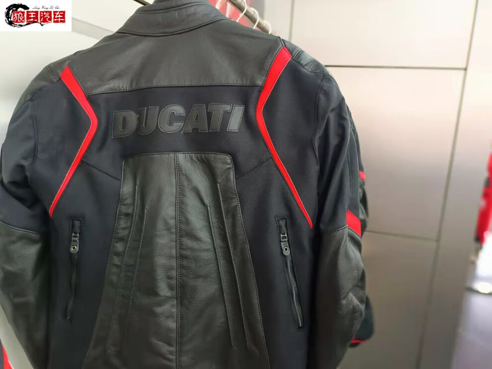 杜卡迪ducati原厂fighter c1摩托车春夏季骑行服皮衣合金防摔夹克