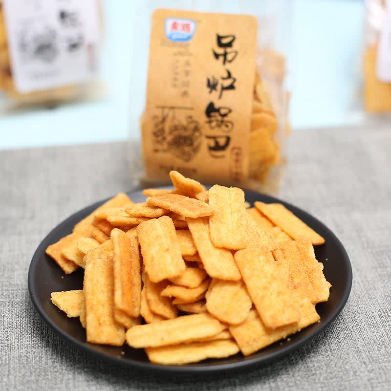 永远吊炉锅巴烧烤酱香牛排味老式手工怀旧锅巴零食散装小包装 永远吊