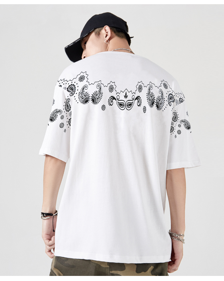 天龙致尊denonsupreme短袖t恤男女潮牌2021夏季oversize宽松大码复古