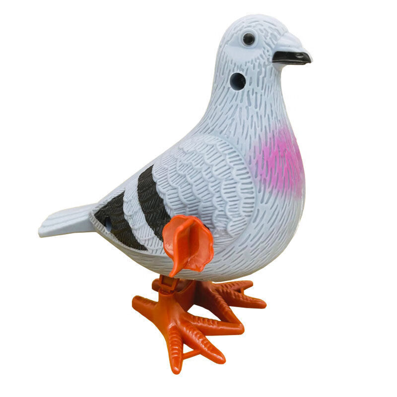 定制儿童发条玩具仿真鸽子玩具动物婴幼儿宝宝男女孩学爬仿真鸽子10只