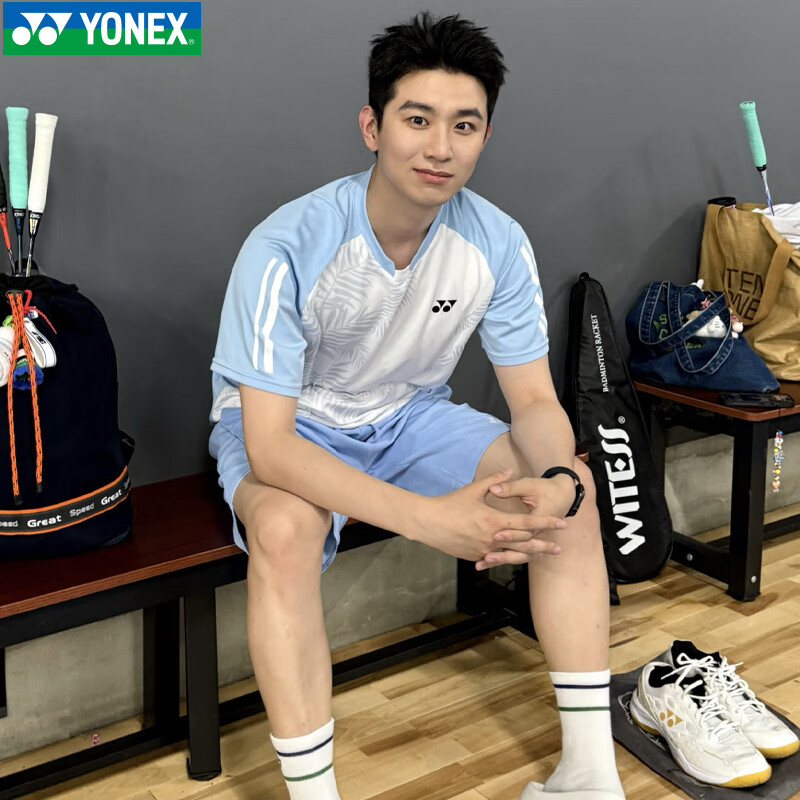 YONEX Badminton Sports T-Shirt Short Sleeve Breathable Men's - 1100326BCR Champagne Color L 1