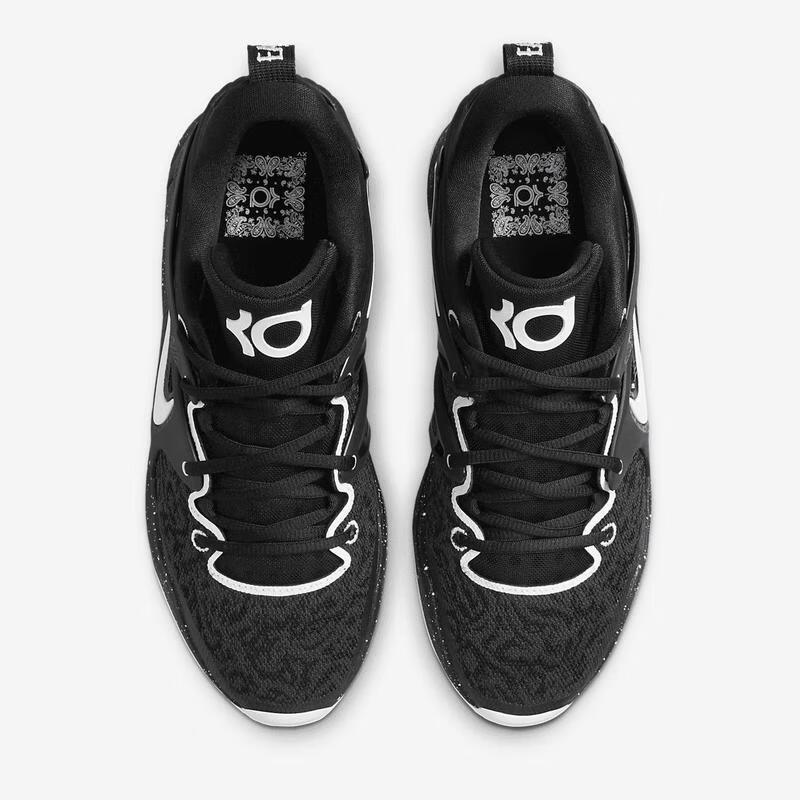 耐克nike kd15 team杜兰特15代男士篮球鞋 白黑 do9826-100 50.