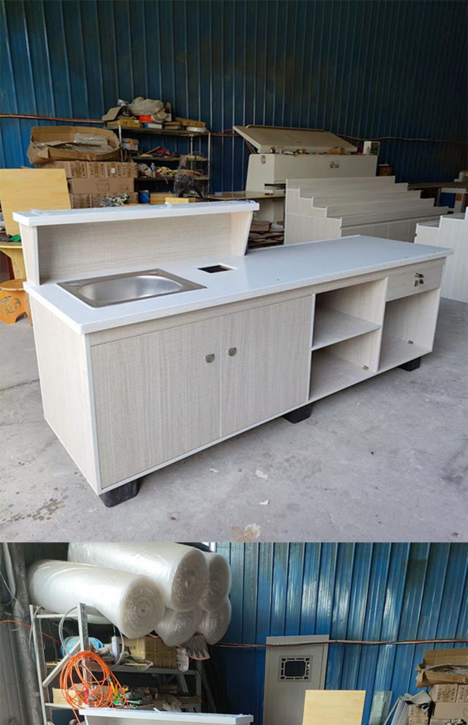 水果店切水果台 水果店切果台切洗台吧台柜台操作台鲜超市果蔬店收银