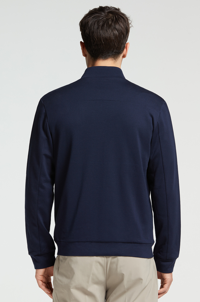 爱慕先生21aw羊毛外穿系列男士外穿外套上衣秋冬新品ns81f191 深蓝kmc