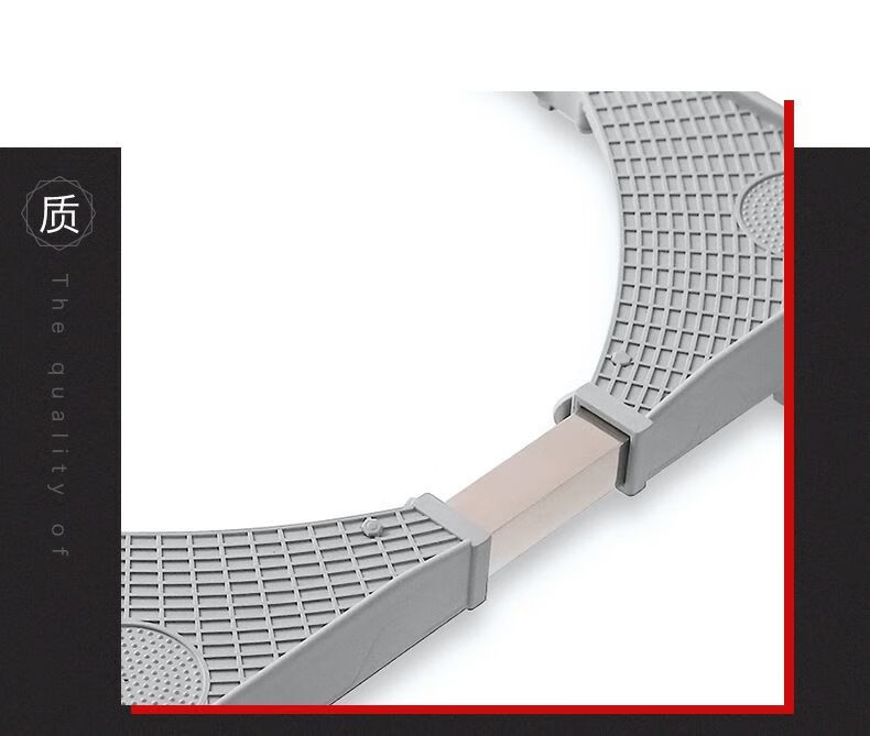 美洁力洗衣机底座全自动滚筒塑料托架不锈钢支架移动垫置架银灰色底座