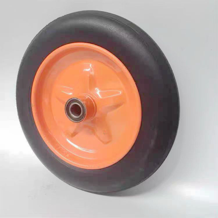 加重300-8实心轮 12英寸防爆防扎手推车独轮车轮子轱辘老虎车轮子