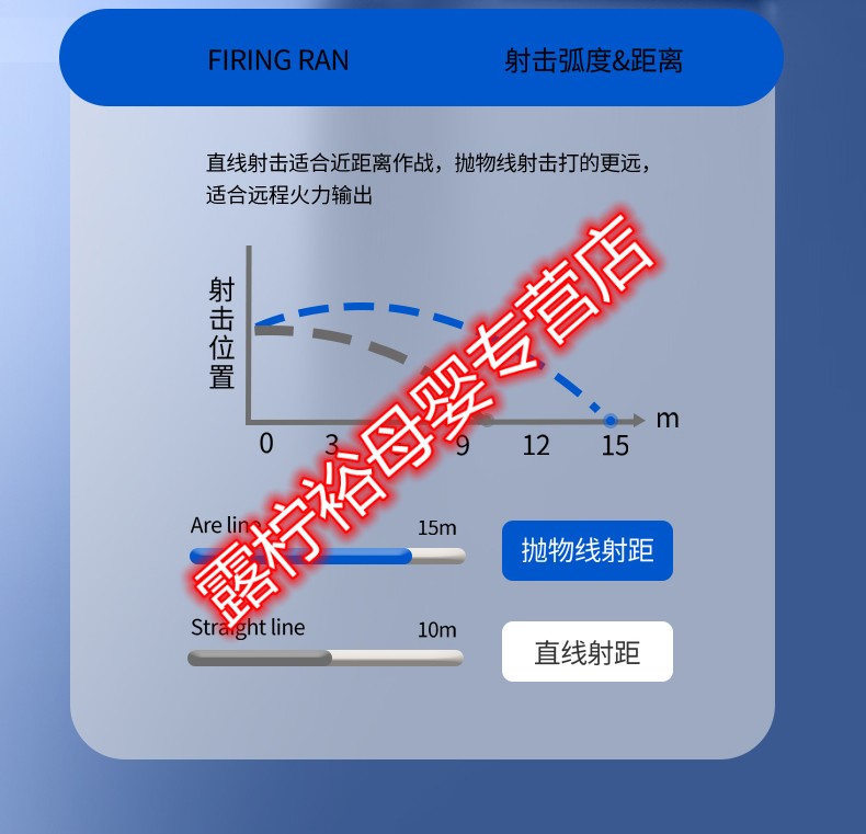 迪士尼(disney)儿童大号抛壳awm枪玩具男孩子弹仿真男童软弹枪真抢3