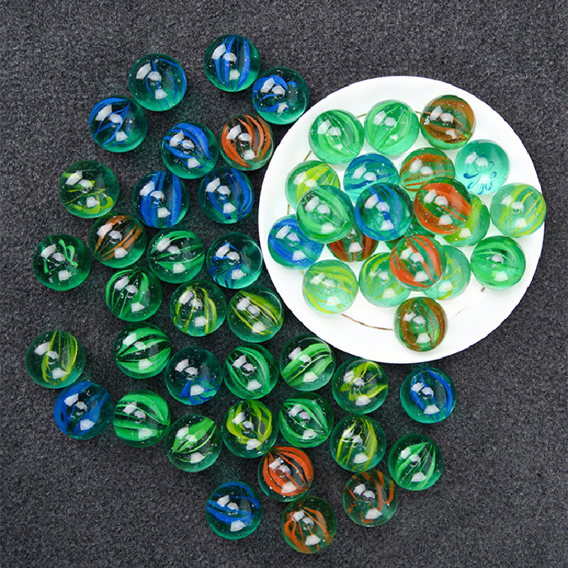 14mm玻璃球25mm玻璃珠弹珠机专用玻璃珠子大小弹珠儿童游戏机弹珠 25m