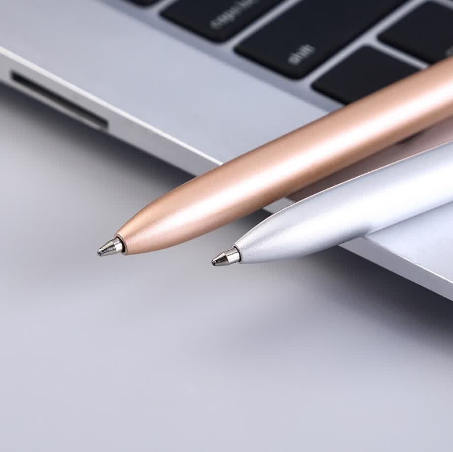 中性笔按动式巨能写 中性笔办公按压式签字笔学生巨能写中考必胜刻字