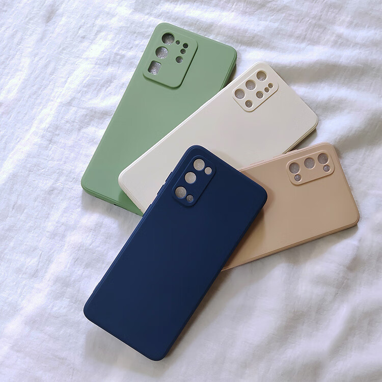 三星s20ultra直边方形适用s10手机壳s9plus液态硅胶note20u男女s8摩卡