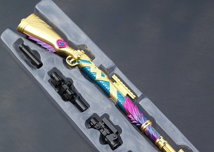 和平精英周边玩具scarl金风玉露皮肤枪合金shu模型吃鸡游戏枪模b1922