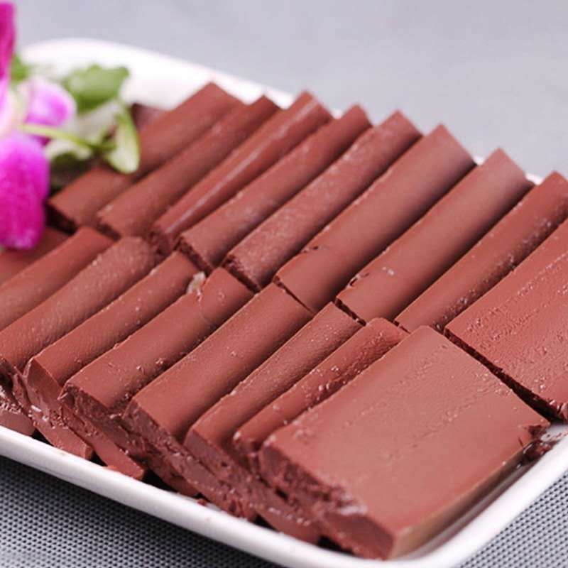 蜜鲜湾 8盒正宗(纯鸭血)盒装鸭血粉丝汤带盒火锅麻辣烫毛血旺鸭血块