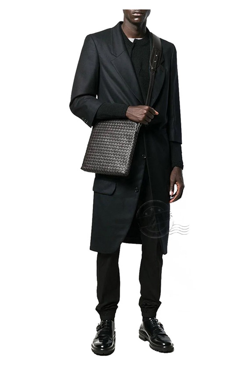 bottega veneta宝缇嘉bv男包 皮质编织邮差包 577534 boc6 2006 褐色