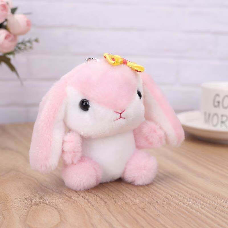 粉红色小兔子a款挂件 普通快递纸箱包装【图片 价格 品牌