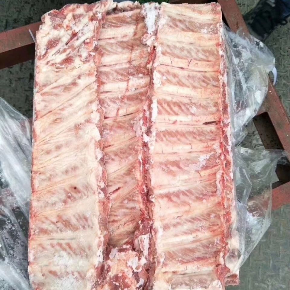 新鲜冷冻宽寸排肋排猪排骨一箱20斤饭店食堂快餐食材谷言牧场其他地区