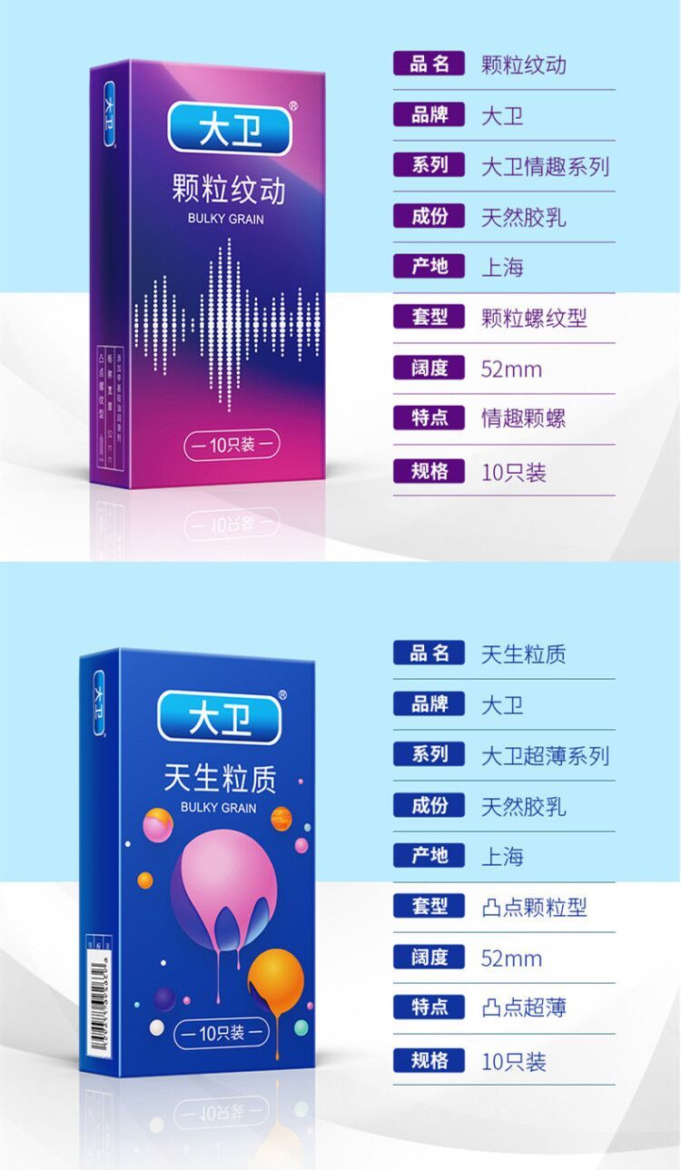 避孕套大卫套安全套延时大颗粒光面情趣隐形中号狼牙套2022新款成人