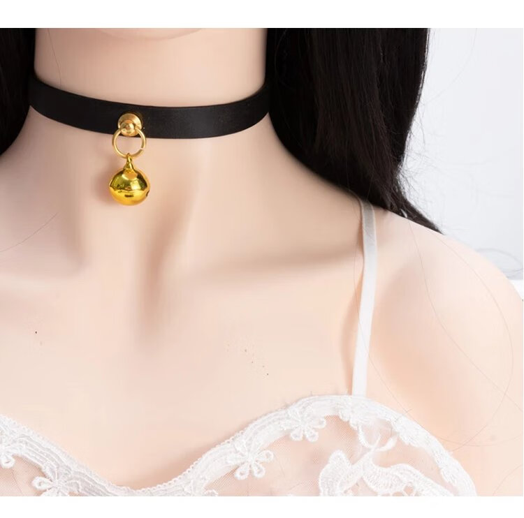 upsm 会响的铃铛 sm项圈外出日常定制刻字主奴礼物女m人用拘束k9 荧光