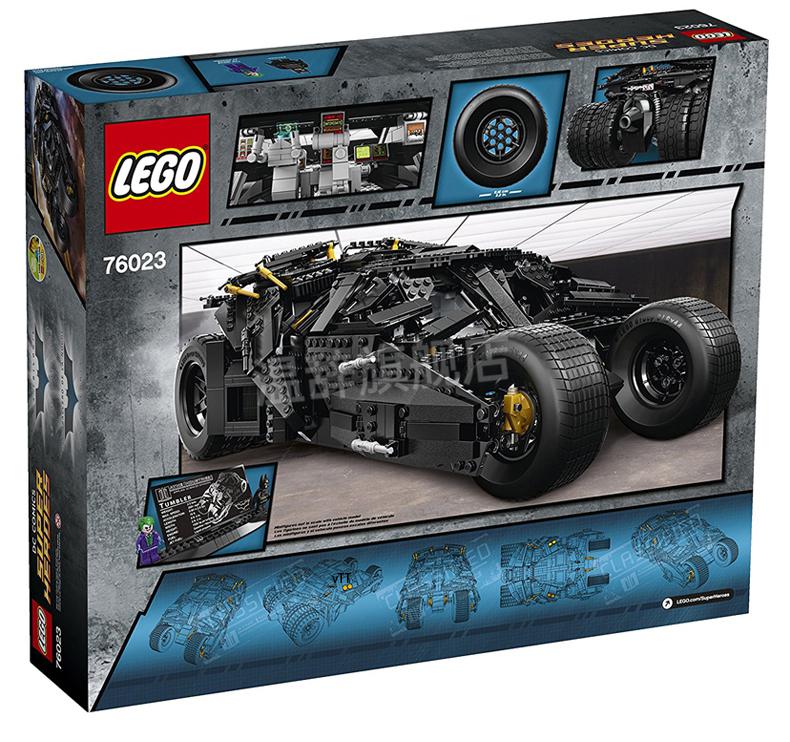 积木蝙蝠车英雄蝙蝠侠大电影蝙蝠车76023蝙蝠侠战车积木玩具1完美复刻
