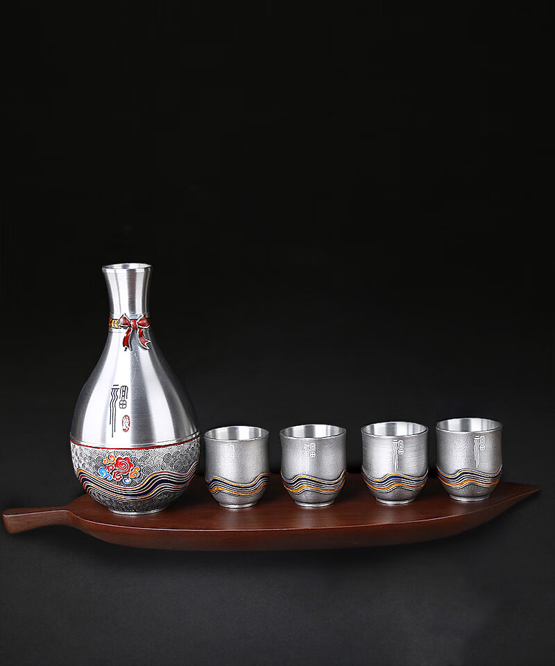 吉祥源 锡酒具开业礼品乔迁家居送朋友老板客户商务礼品定制锡酒具一