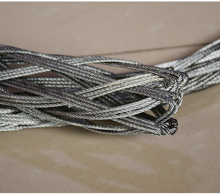 电缆电力电缆保护网套蛇皮套导线牵引网套钢丝网套 电缆70-95【图片